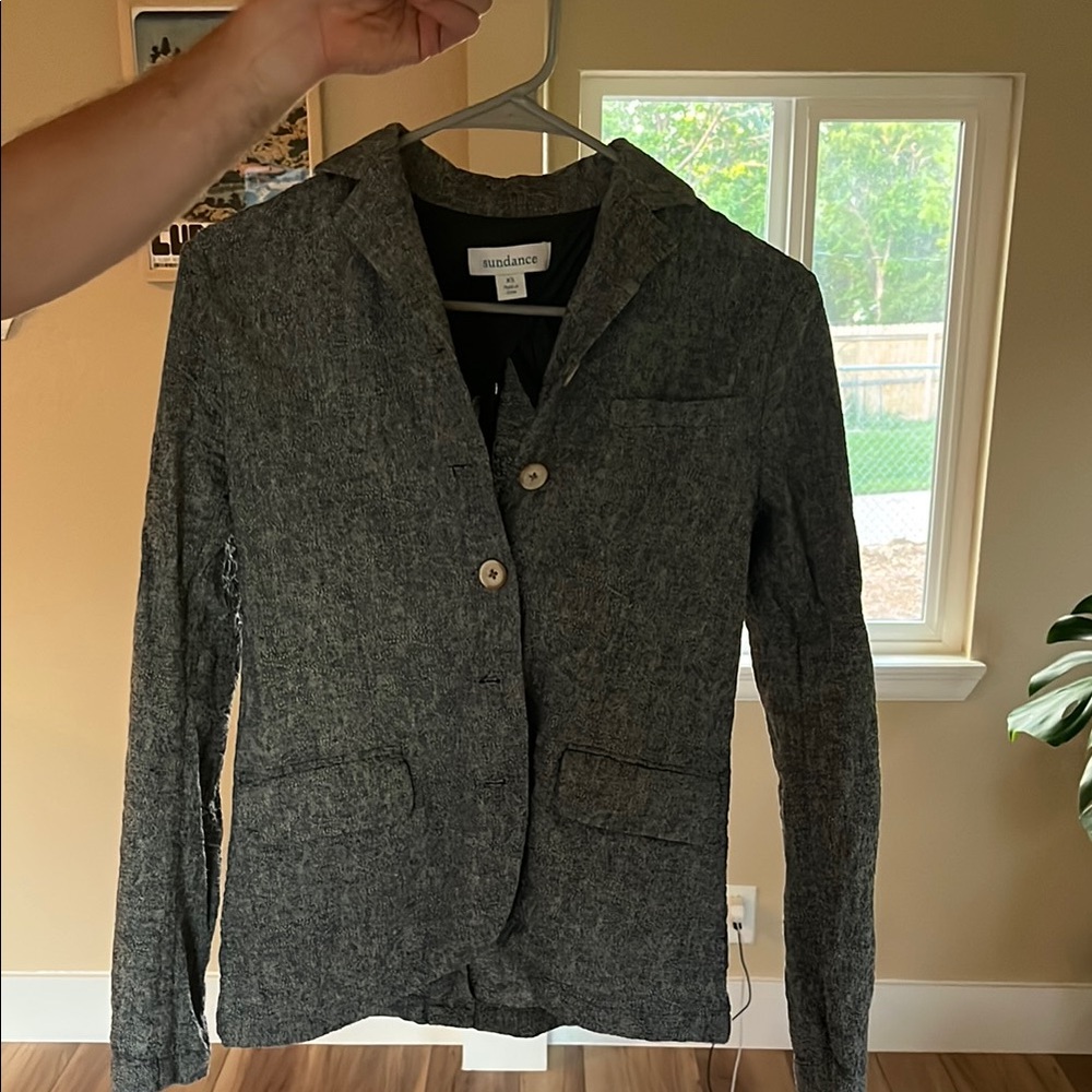 Sundance Charcoal Textured Blazer